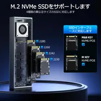SAN ZANG MASTER 40Gbps M2 SSD Enclosure, USB 4 NVMe SSD Enclosure for Thunderbolt 4/3 (Grey) — фото 4