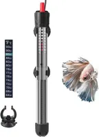 HITOP HP-608 300W Submersible and Adjustable Aquarium Heater With Thermometer and Suction Cups