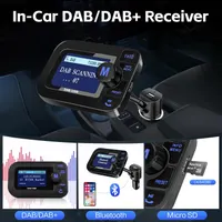 Автомобильный DAB FM трансмиттер DeepBetter экран 2.3 Bluetooth 5.0 handsfree AUX USB — фото 3