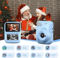 Дитячий фотоапарат з миттєвим друком 1080P екран 3.0 32GB 3 рулони паперу чорний — фото 2