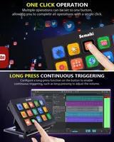 Контролер Semaiki Stream Controller 15 LCD макроклавіш для OBS Twitch стримінгу — фото 2