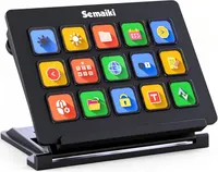Контроллер Semaiki Stream Controller 15 LCD макро клавиш для OBS Twitch стриминга — фото 3