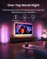 Умный торшер SwitchBot Floor Lamp RGBICWW поддержка Matter Apple HomeKit Alexa черный — фото 9