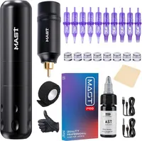 Mast Tour Y22 Wireless Tattoo Pen Tattoo Machine Microblading Pen with wireless battery for brow lip eyeline scalp small tattoos (Pink) — фото 9