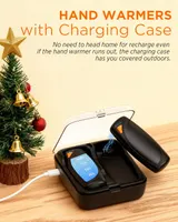 Грілки для рук з кейсом 2 шт 14000mAh двосторонній нагрів акумуляторні портативні — фото 8