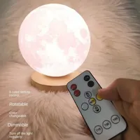 Moon Light Rotating Sleep Moon Night Light Bedroom Desk Charging Desk Lamp Bedside Lamp Creative Gift Atmosphere Lamp — фото 6