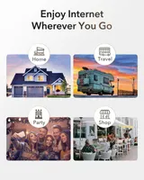 Роутер 4G LTE Wi-Fi Cudy LT500E AC1200 SIM карта VPN Mesh антенны белый — фото 6