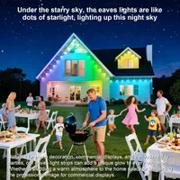 Permanent Lights Outdoor, 100ft RGB Light, IP67 Waterproof Home Lighting, Smart LED with APP/Remote Control for Outdoor Decoration — фото 4