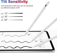 Стилус WOVTE для iPad 2018-2023 palm rejection нахил білий — фото 5