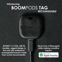 Bluetooth трекер Boompods Boomtag Apple Find My перезаряжаемый для ключей и багажа черный — фото 5