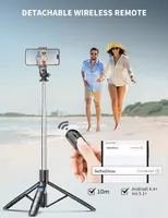 Штатив монопод для телефону 180 см з пультом ДК обертання 360 градусів універсальний — фото 9