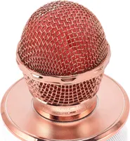 Wireless Microphone KTV Audio Integration Portable Karaoke Mic Handheld Bluetooth Microphone for Girls Boys Teenagers(Rose Gold) — фото 9