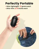 Electric Hand Warmers Rechargeable 2 Pack 3000Mah*2, Portable Heater Battery Powered, Men Women Gifts for Chrismas, Outdoor Camping, Hunting