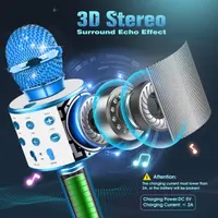 Дитячий караоке мікрофон Dislocati Bluetooth зміна голосу ефекти для дітей — фото 6
