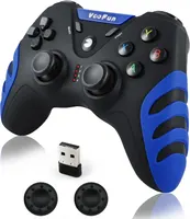 Геймпад VooFun 2.4G Hall Effect стики для ПК PS3 Android TV вибрация контроллер — фото 5