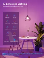 Lepro B1 AI Smart Bulb E27, Bluetooth RGBCCT Dimmable LED, Music Sync, Voice Control, 806lm, 2 Pack — фото 11