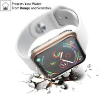 Чохол захисний JULK для Apple Watch 40mm скло TPU ультратонкий 2 шт прозорий — фото 4