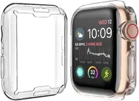 Чохол захисний JULK для Apple Watch 40mm скло TPU ультратонкий 2 шт прозорий — фото 7