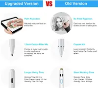 Стилус FOJOJO для iPad 2018-2022 Palm Rejection магнитное крепление точный ввод для рисования и заметок — фото 2