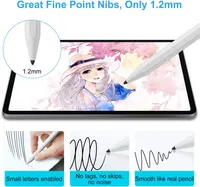 Стилус FOJOJO для iPad 2018-2022 Palm Rejection магнитное крепление точный ввод для рисования и заметок — фото 5