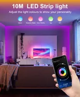 Светодиодная лента Nexillumi 10 метров RGB Bluetooth управление синхронизация музыки пульт подсветка — фото 7