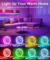Светодиодная лента Nexillumi 10 метров RGB Bluetooth управление синхронизация музыки пульт подсветка — фото 8