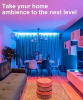 Світлодіодна стрічка Nexillumi 10 метрів RGB Bluetooth керування синхронізація музики пульт підсвітка — фото 2