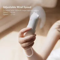 Міні вентилятор Senelux 2500mAh портативний акумуляторний USB до 24 годин роботи для дому офісу — фото 2