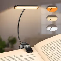 Лампа для читання Gritin 19 LED 3 кольори 5 рівнів яскравості гнучка акумуляторна підсвітка — фото 3