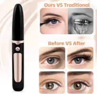 Electric Eyelash Curler, Heated Eyelash Curler with USB Charging LED Display Natural Curling Eyelashes Professional Makeup Tool Fits All Eye Shapes — фото 4