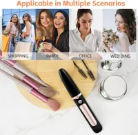 Electric Eyelash Curler, Heated Eyelash Curler with USB Charging LED Display Natural Curling Eyelashes Professional Makeup Tool Fits All Eye Shapes — фото 5