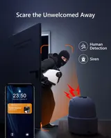 Розумна Wi-Fi камера Imou 2K поворотна стеження сирена двосторонній зв’язок відеоспостереження