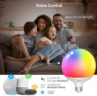 Розумна Wi-Fi LED лампа GY G125 E27 18Вт 1900Лм RGB CCT керування через застосунок світильник — фото 3