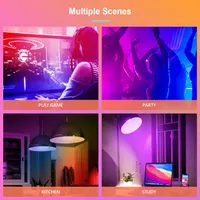 Умная Wi-Fi LED лампа GY G125 E27 18Вт 1900Лм RGB CCT управление через приложение светильник — фото 5