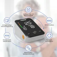 Автоматичний тонометр Vimmk плечовий LED дисплей пам’ять 2x120 вимірювань манжета 22-40см — фото 7