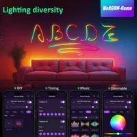 Неонова LED стрічка 3м RGB Bluetooth застосунок синхронізація музики USB декоративна підсвітка