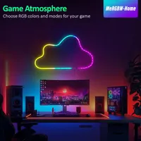 Неоновая LED лента 3м RGB Bluetooth приложение синхронизация музыки USB декоративная подсветка — фото 4