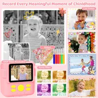 Детский фотоаппарат с печатью Kids Camera экран 2.4 IPS 16x zoom карта 32GB для детей — фото 5
