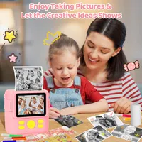 Дитячий фотоапарат з друком Kids Camera екран 2.4 IPS 16x zoom карта 32GB для дітей — фото 4