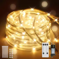 Неон шланг 10м 200 LED IP67 водонепроникний 8 режимів пульт декоративна підсвітка для дому вулиці — фото 3