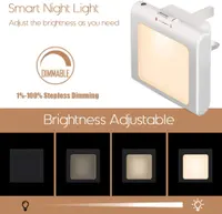 Нічники Emotionlite 2 шт LED датчик світла тепле світло нічник для спальні коридору дому — фото 5