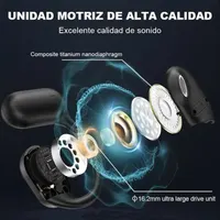 Навушники Erazer XF26 Open Ear TWS LED для спорту відкритий тип зручна посадка бездротові — фото 3