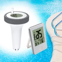 Hot Tub Pool Thermometer 433MHz/100M, Wireless Pool Digital Bath Thermometer with Lcd Display, Waterproof Temperature Easy Read for Swimming Pool Bath Water Hot Tub Accessories — фото 2