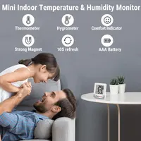 ThermoPro TP49W-3 Digital Mini Thermo-Hygrometer Thermometer Indoor Room Thermometer 3 Temperature and Humidity Meter with Smiley Indicator — фото 7