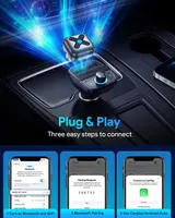 Адаптер 2 в 1 Android Auto CarPlay 5.8GHz WiFi Bluetooth для авто підключення смартфона — фото 6