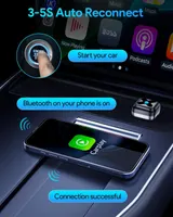 Адаптер 2 в 1 Android Auto CarPlay 5.8GHz WiFi Bluetooth для авто подключения смартфона — фото 7