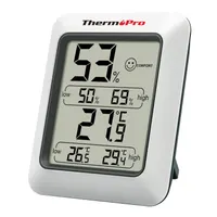 Термометр гігрометр ThermoPro TP50 max min пам’ять висока точність вимірювання температури — фото 4