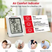 Термометр гігрометр ThermoPro TP50 max min пам’ять висока точність вимірювання температури — фото 6