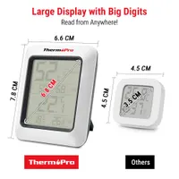 Термометр гигрометр ThermoPro TP50 max min память высокая точность измерения температуры