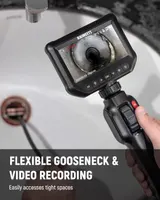 Эндоскоп KAIWEETS камера 210 градусов 4.3 IPS экран 1080P IP67 для диагностики и осмотра — фото 4